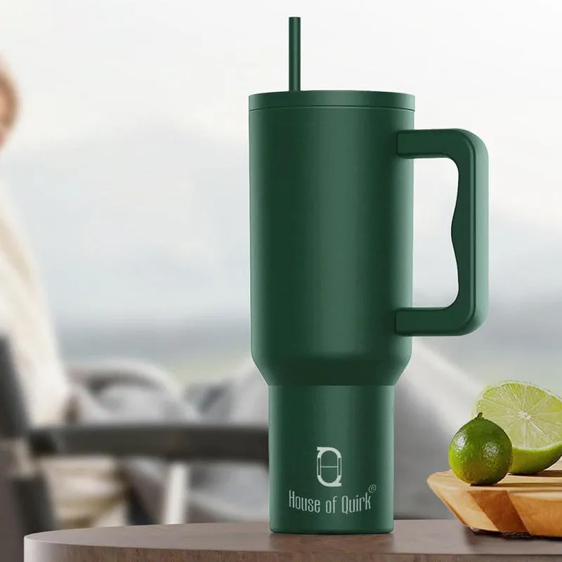 Hydra Boost Stainless Steel Tumbler (1200 ML) - Dark Green media 1