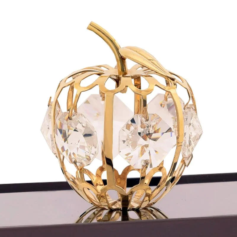 Golden Apple Fusion 24K Gold Plated Mild Steel Showpiece media 5