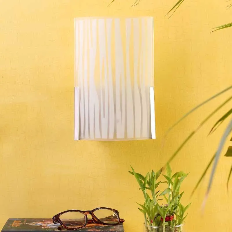 Frosted Fall Glass Wall Lamp media 4