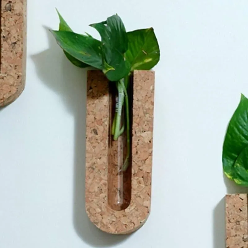 Una Cork Testube Planter media 4