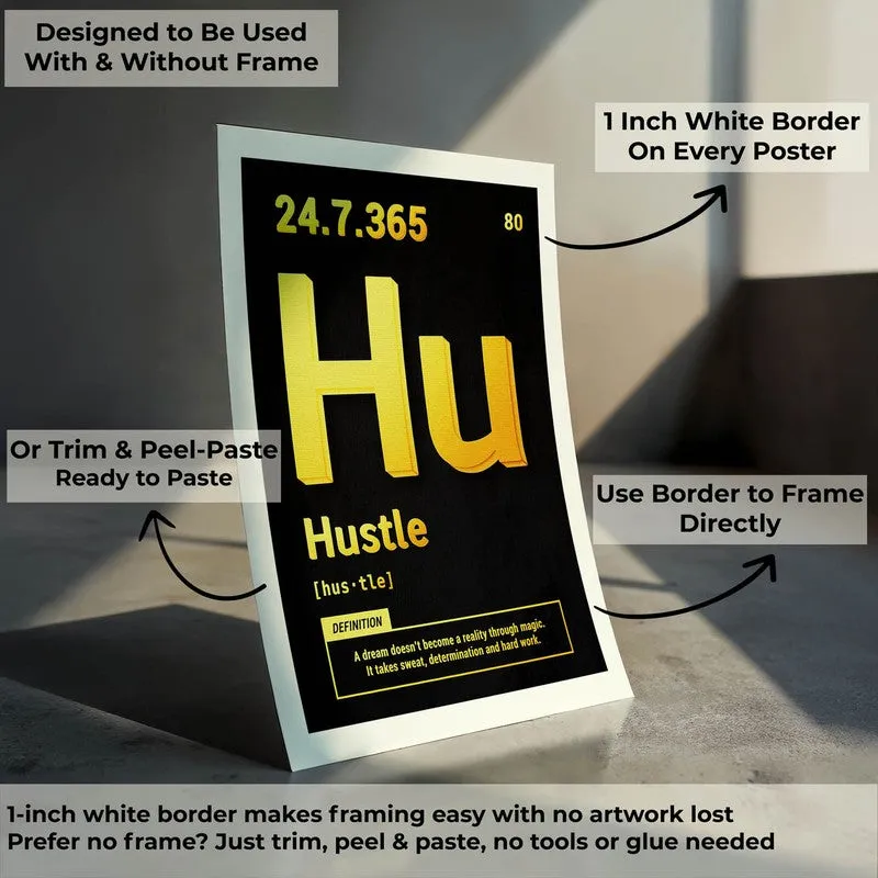 Hustle Element Wall Poster media 9
