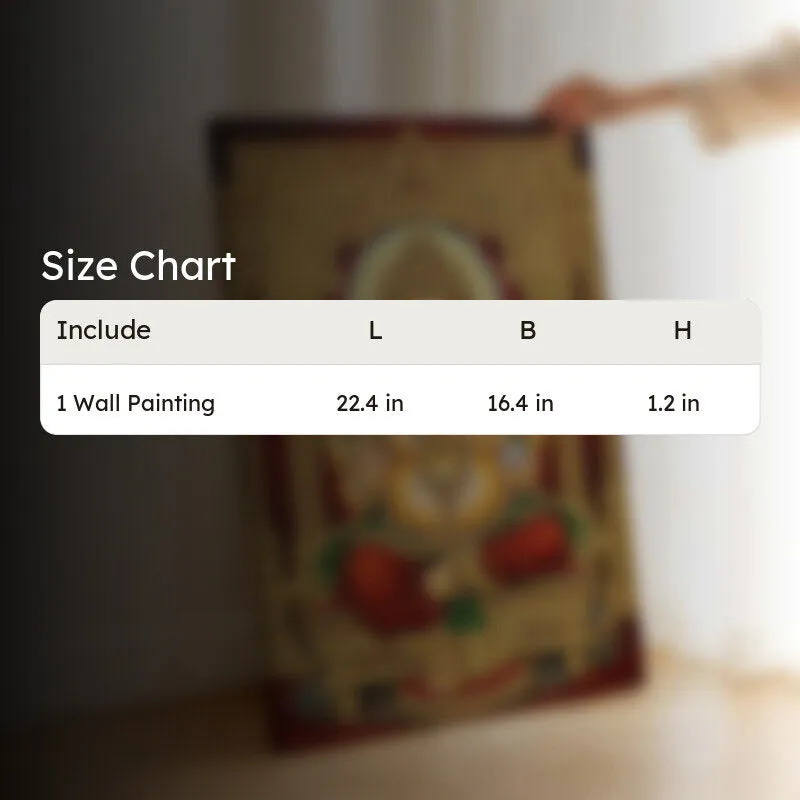 Ganesha Blessing Canvas Wall Art & Paintings media 11