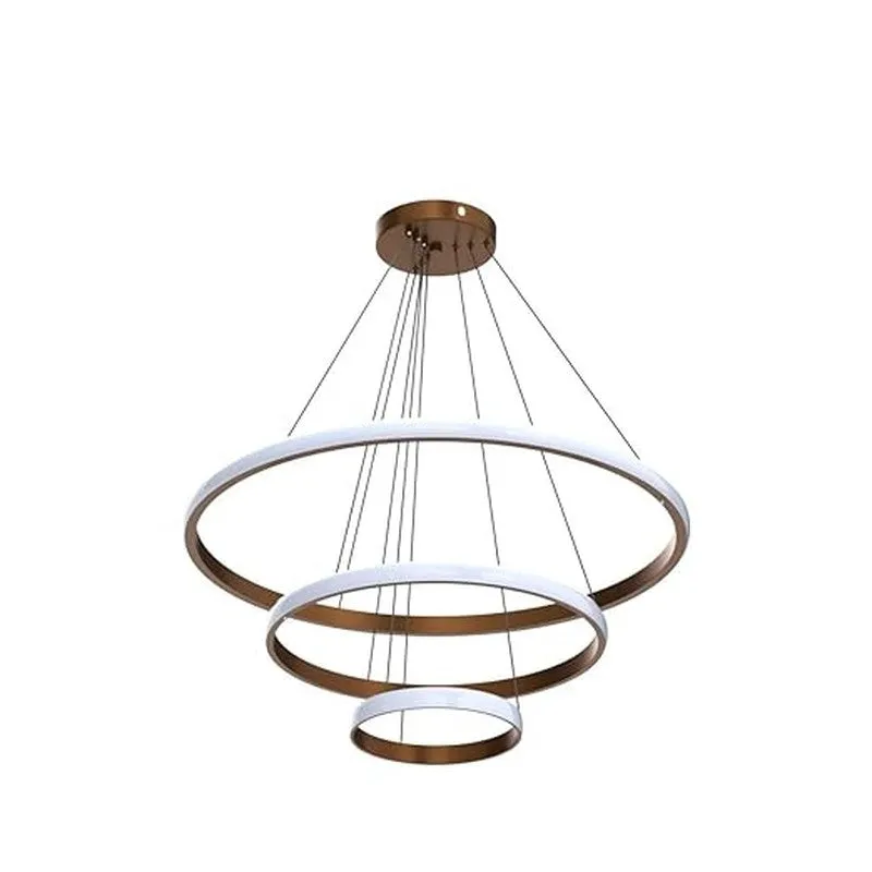 Nova Halo Metal Ceiling Lamp - Gold media 4