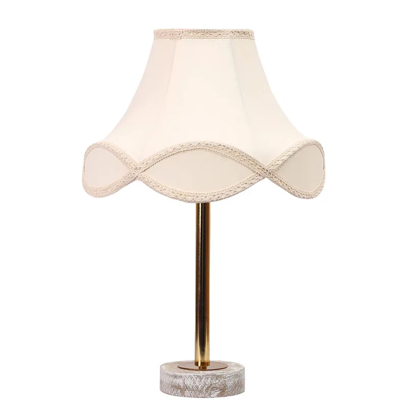 Valencia Arc Rodin Wooden Table Lamp - OffWhite,Gold,White media 4