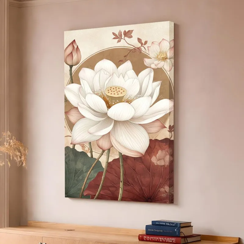 Ethnic Bloom Canvas Wall Art media 4