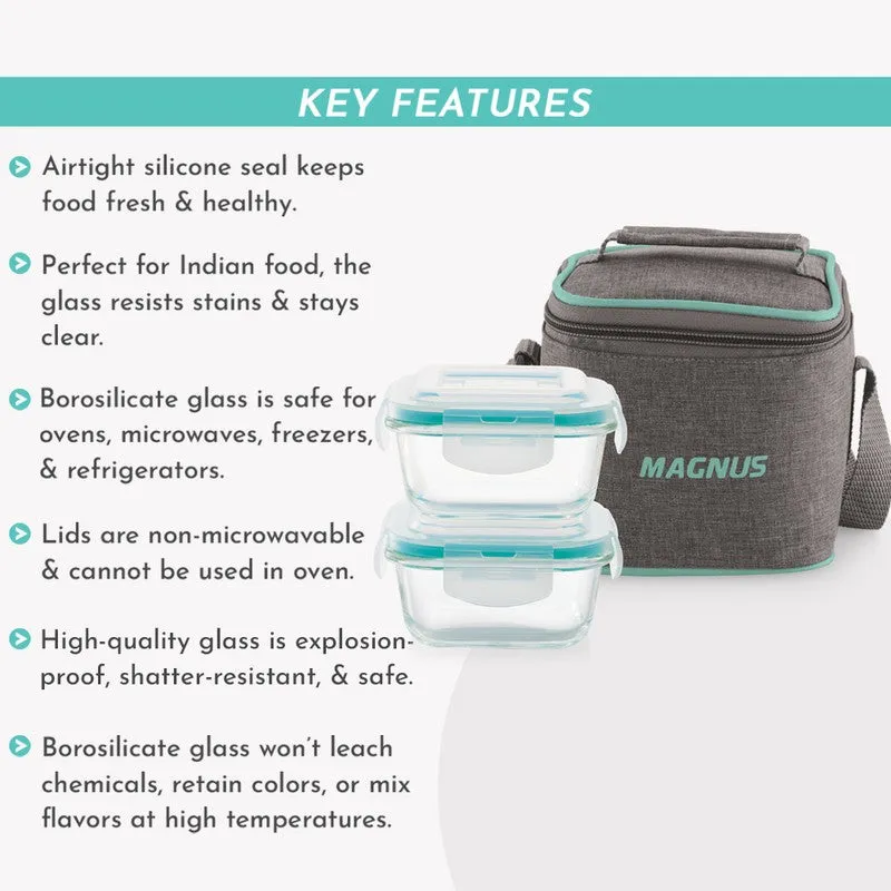 Foodix Handy Lunch Box with Lunch Bag - Three Piece Set media 7
