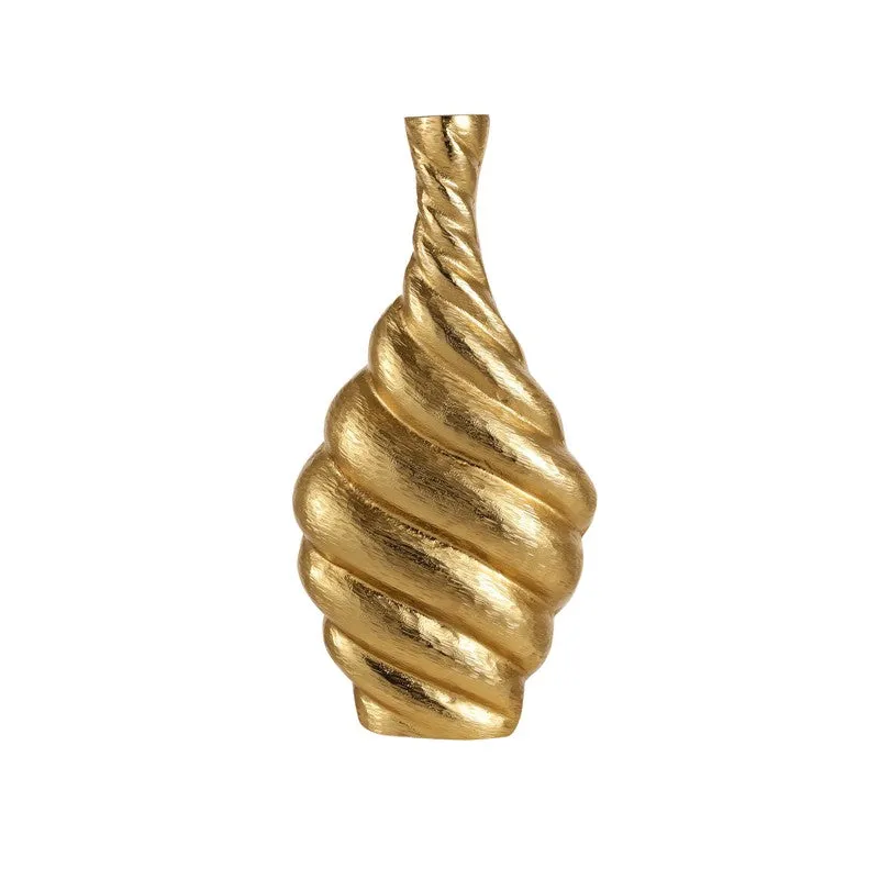 Symfora Aluminium Vase - Gold media 3