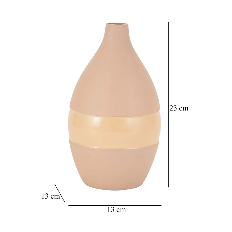 Yato Enamel Vase (Beige) - Small media 4