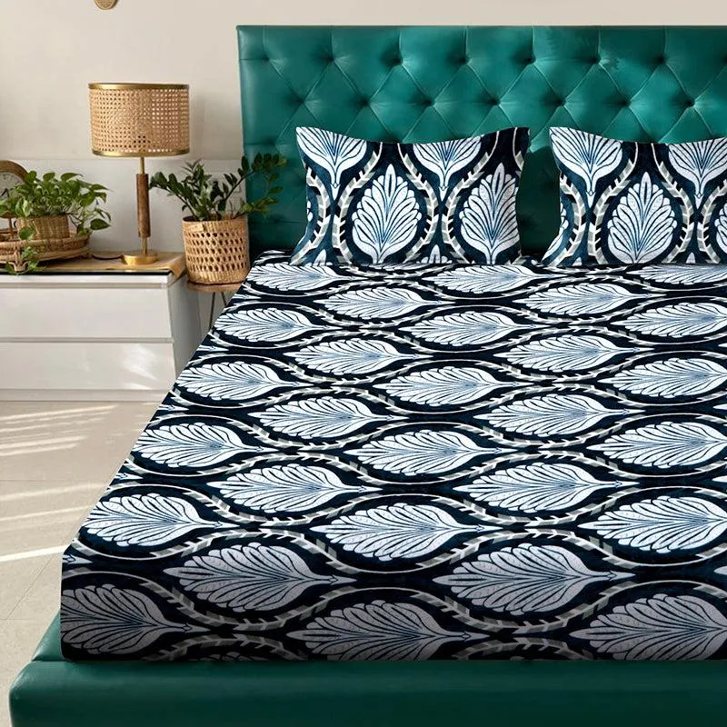 Malhar Ethnic Fleece Bedsheet - 280 GSM media 3