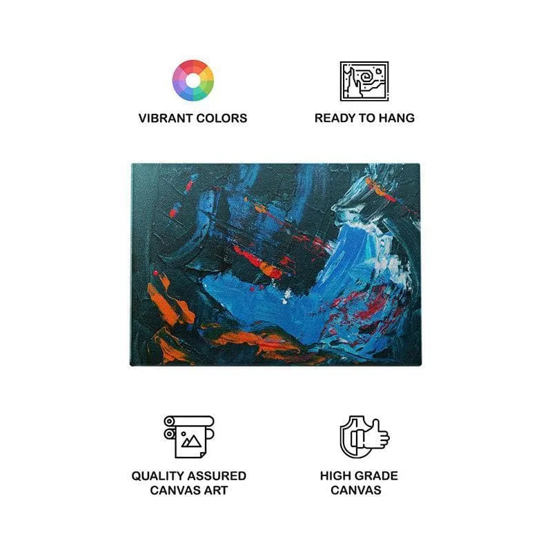 The Abstract Luxury Canvas Painting - Gallery Wrap media 4