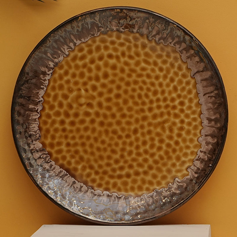 Embossera Ceramic Dinner Plate