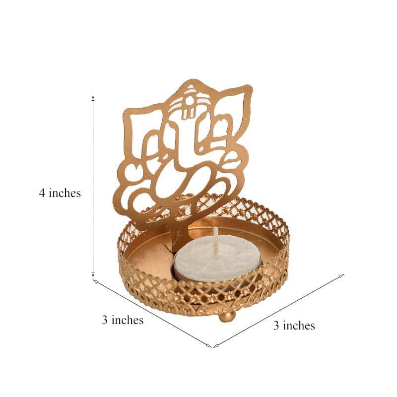 Shri Ganesha Tealight Candle Holder media 5