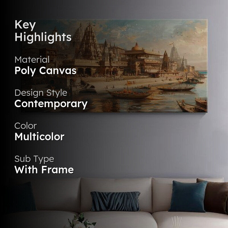 Heritage Temple Poly Canvas Wall Painting media 2