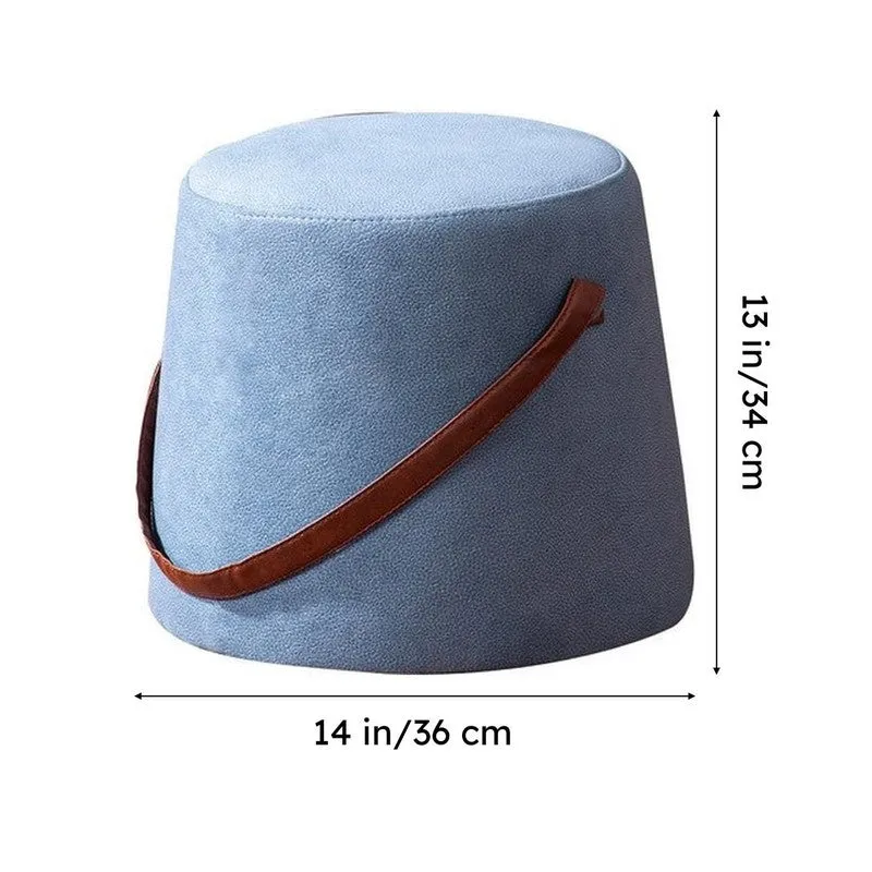 Warm Lounge Pouffe (Blue) - Set Of Two media 11