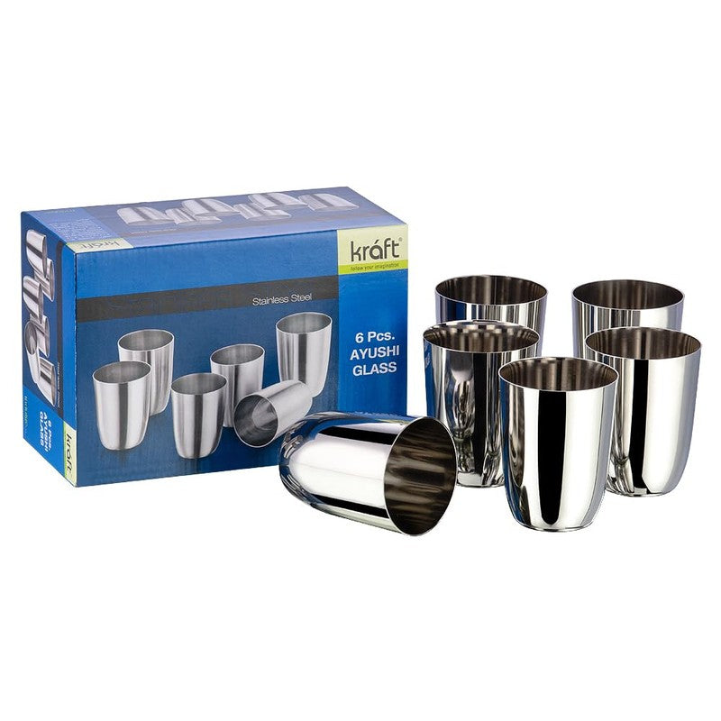 Kraft Clevo Lyven Glasses (300 mL each) - Set Of Six media 4