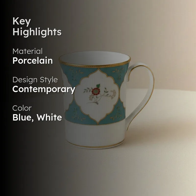 Noritake Lodis Morning Gold Finish Porcelain Coffee Mug - 280 mL media 2