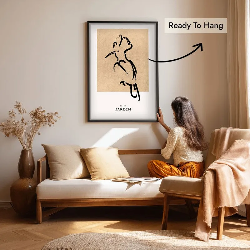 Gentle Wild Canvas Wall Painting With Black Frame media 7