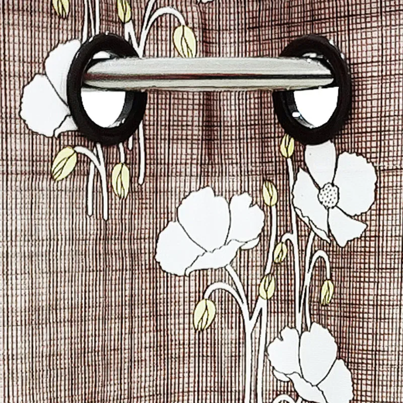 Ursula Floral Artificial Sik Curtain - Set Of Two media 4