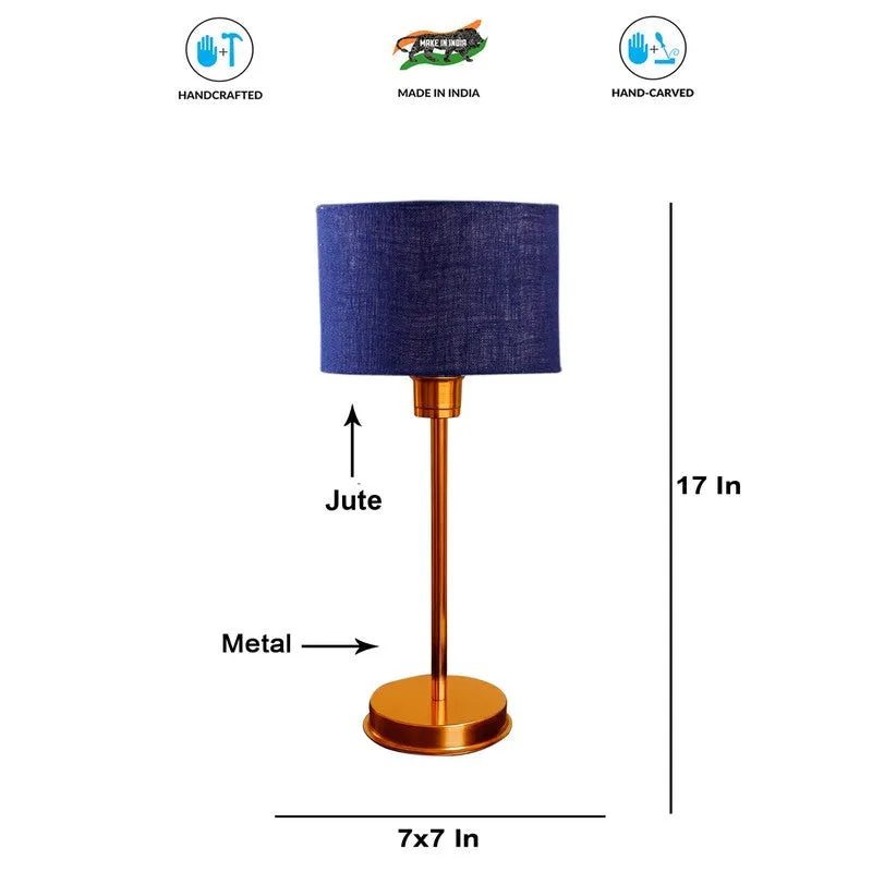 Kavira Karo Metal Table Lamp - Blue media 8