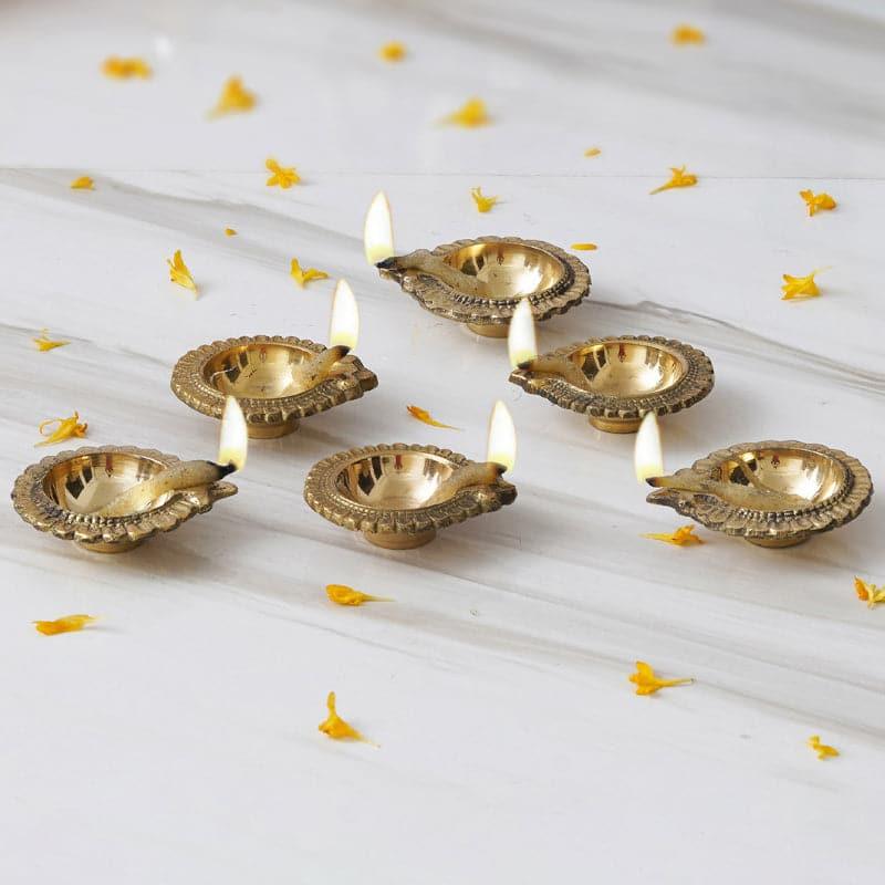 Dyota Decorative Diya - Set Of Six