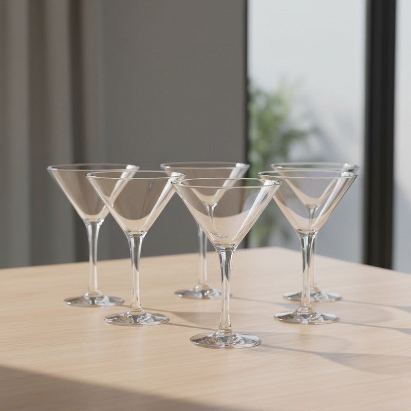 Martini Cocktail Glass (190 mL Each) - Set Of Six