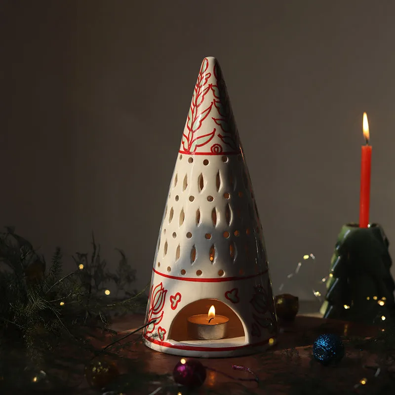 Wintery Delights Ceramic Tea Light Holder media 5