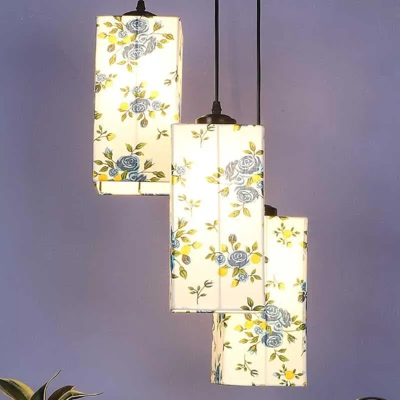 Blue Fleur Cluster Ceiling Lamp media 3