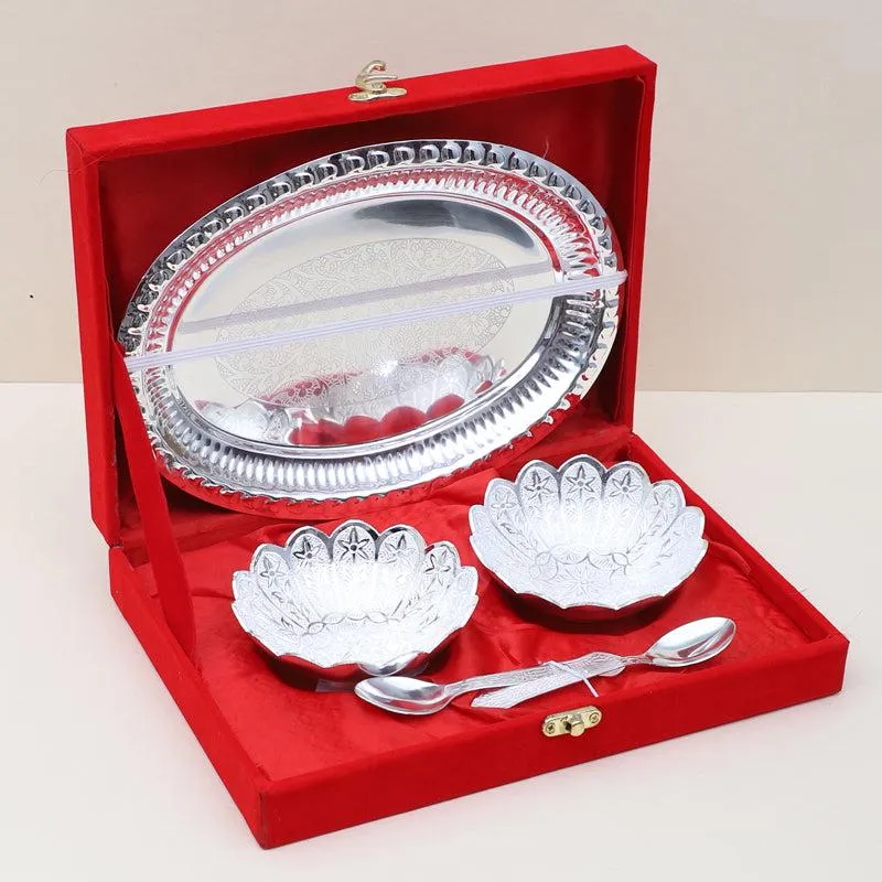 Padma Bowl With Spoon (100 ML) - Set Of Five media 1