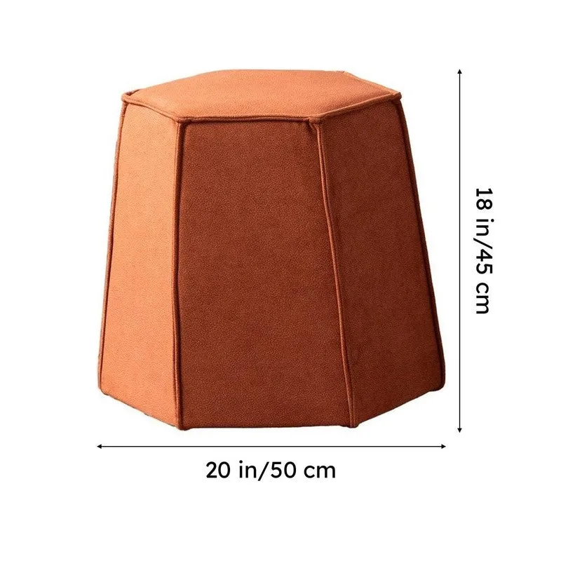 Soft Balance Pouffe (Orange) - Set Of Two media 8