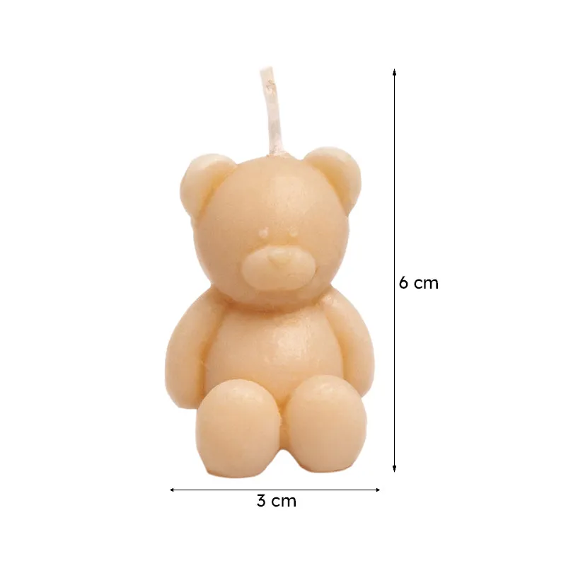 Teddy Cinnamon Scented Candle - Set Of Two media 7