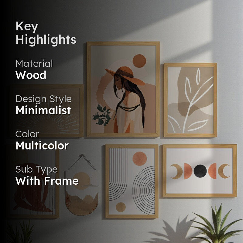 Sophisticated Calm Wall Art - Set Of Seven media 2