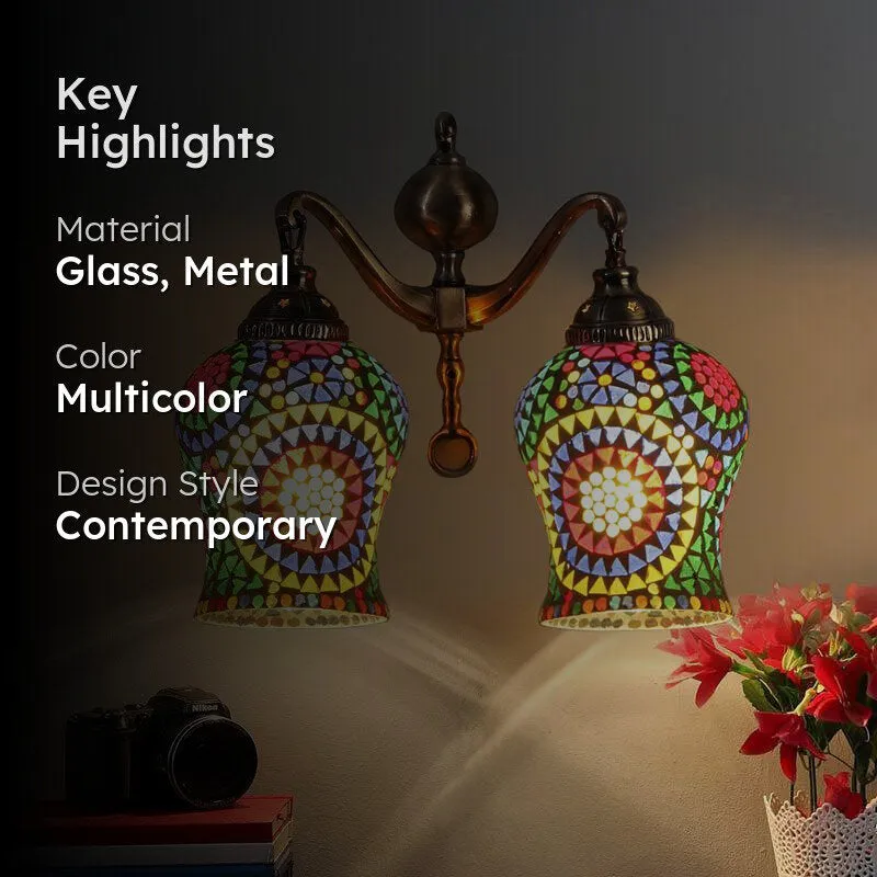Elysian Metal Mosaic Wall Lamp media 2