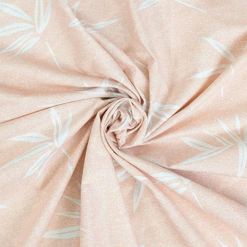 Neinia Printed Reversible Cotton Bedsheet (Grey,Peach) - 170 TC media 5