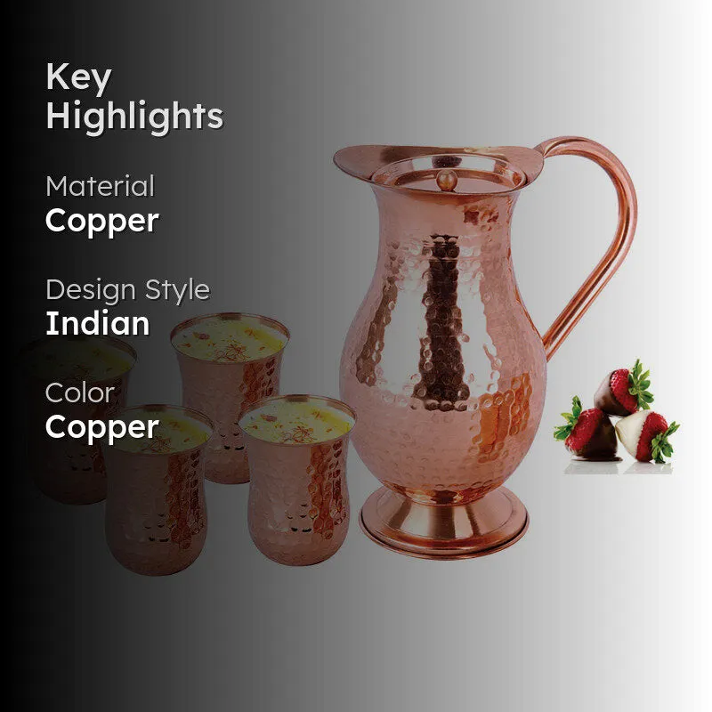 Yory Jug with Glasses -  Five Piece Set media 2