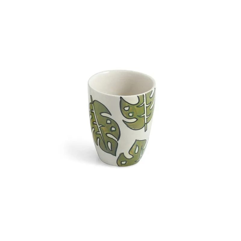Leaf Ceramic Coffee Mug (280 mL Each) - Set Of Two media 5