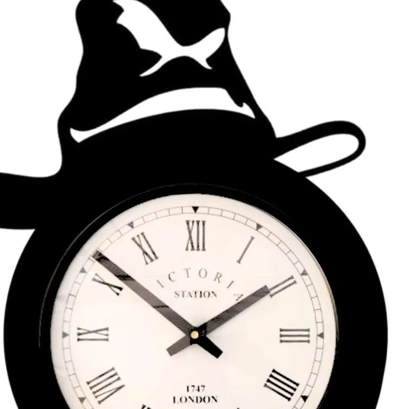 Rider Steel Analog Wall Clock - Black media 5
