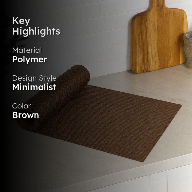 Laxis EasyFit Shelf Liner Mat - Brown media 2