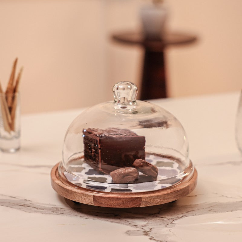 Opal Cake Stand With Dome image 3
