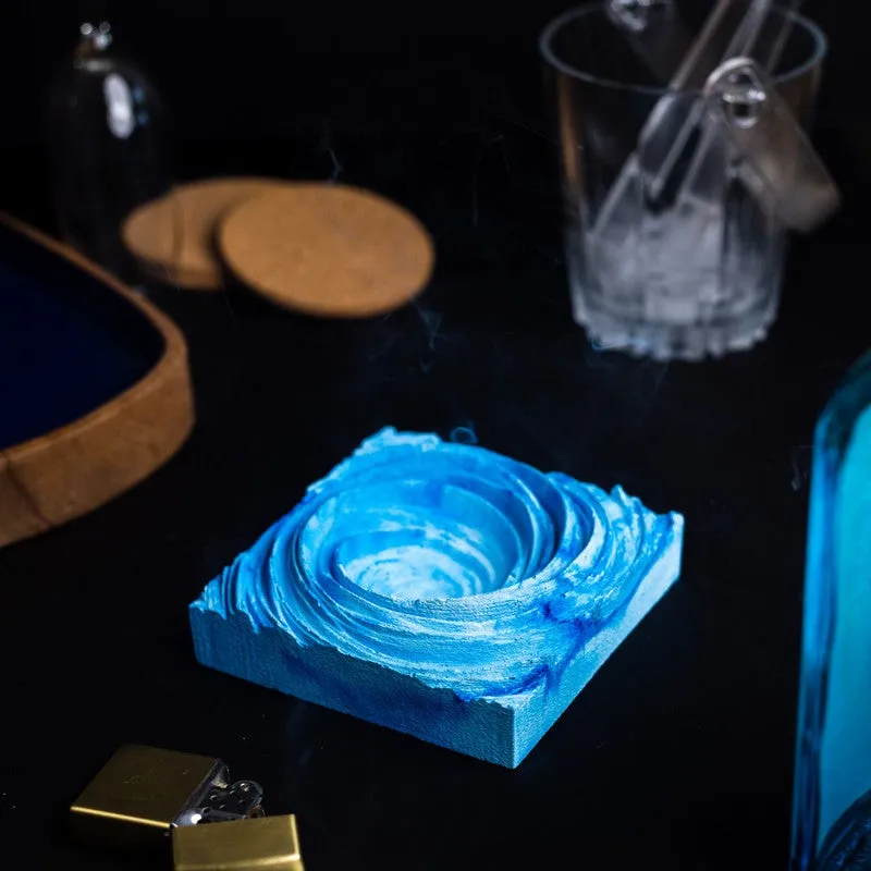 Cyclone Eye Ash Tray - Blue media 1