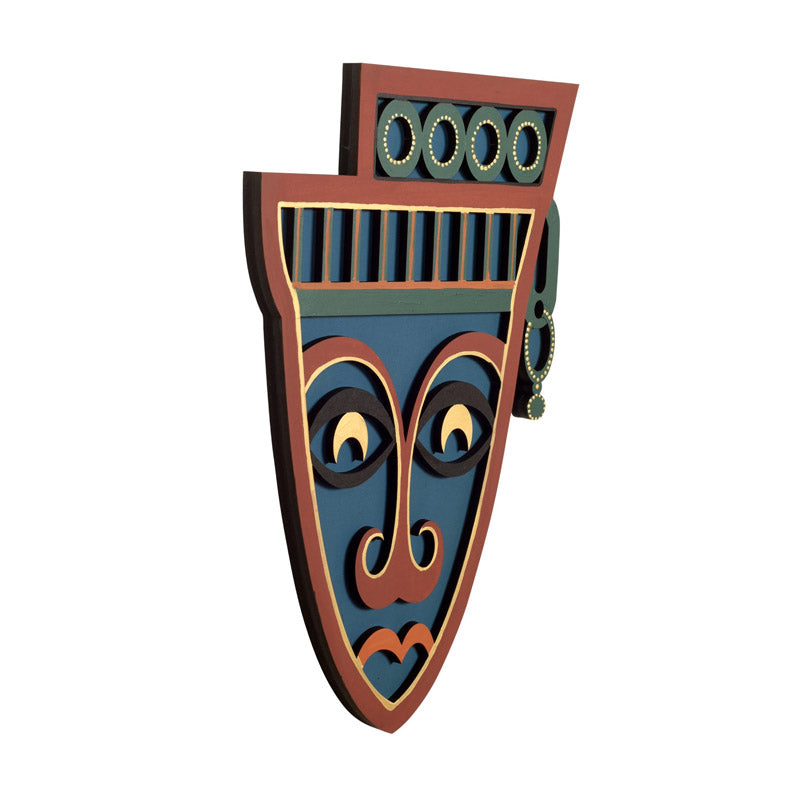 Indrachap Mask Wooden Wall Accent media 4