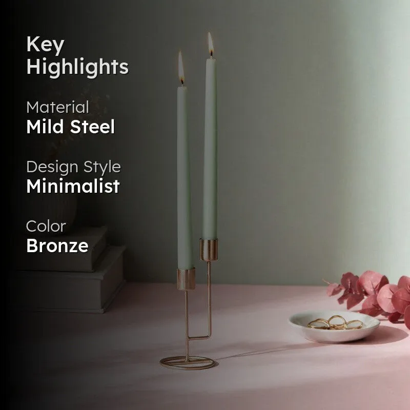 DuoVelora Mild Steel Candle Holder media 2