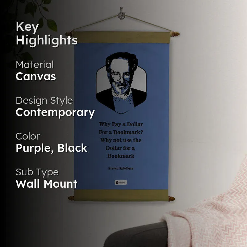 Steven Spielberg Motivational Canvas Wall Accent media 2