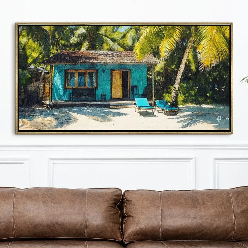 Cabana Canvas Wall Painting With Frame media 4