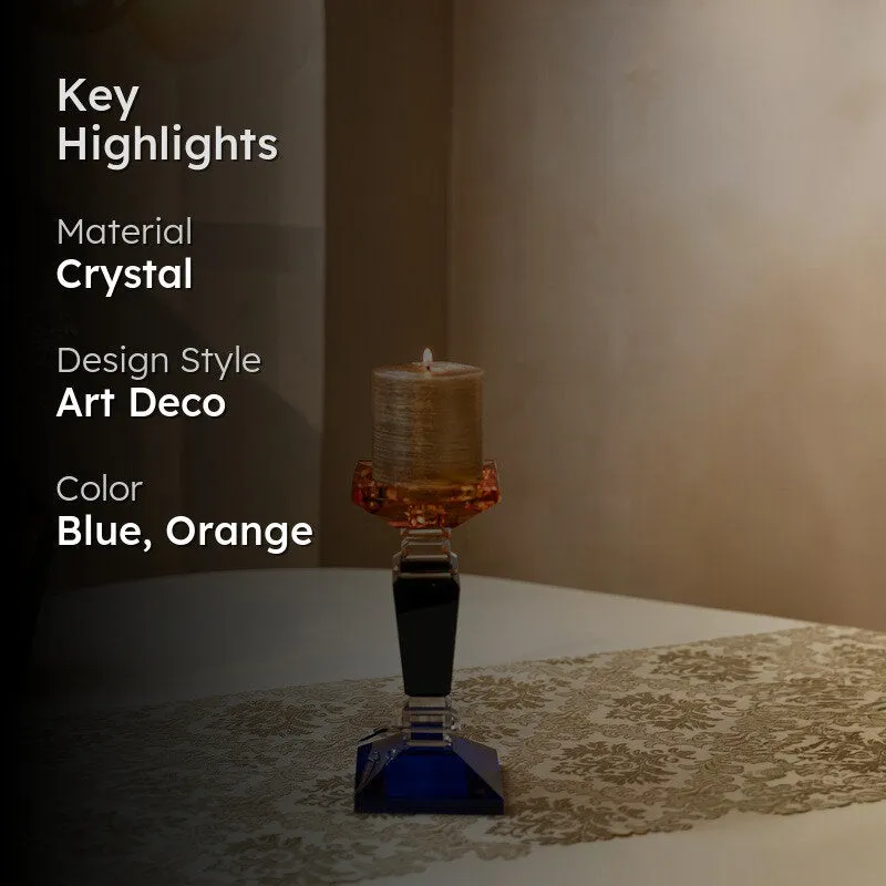 Spark Crystal Candle Holder - Set of Three media 2