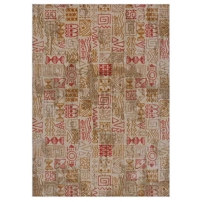 Yanika Boho Carpet - Orange media 1