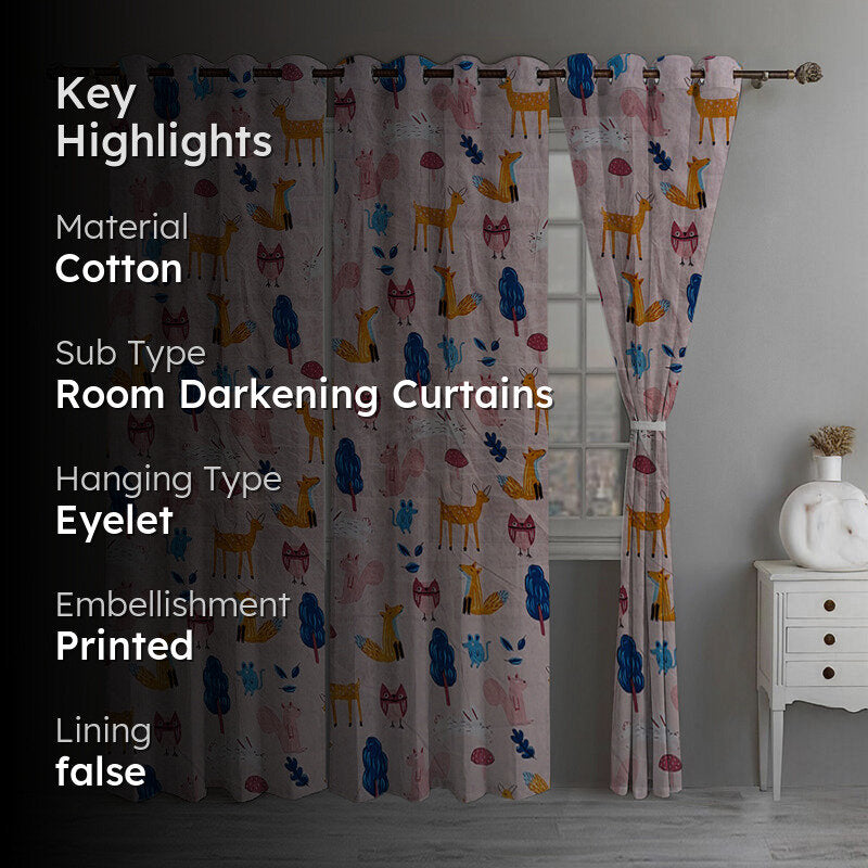 Owlette Room Darkening Curtain - Set Of Three media 2
