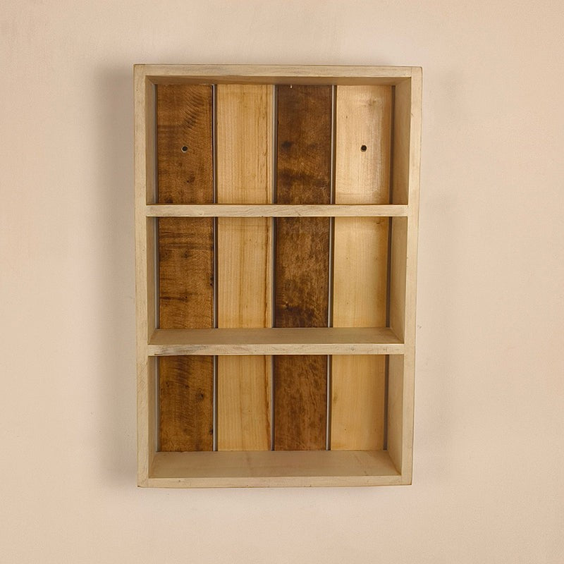 Samurack Wooden Kitchen Storage Wall Shelf media 5