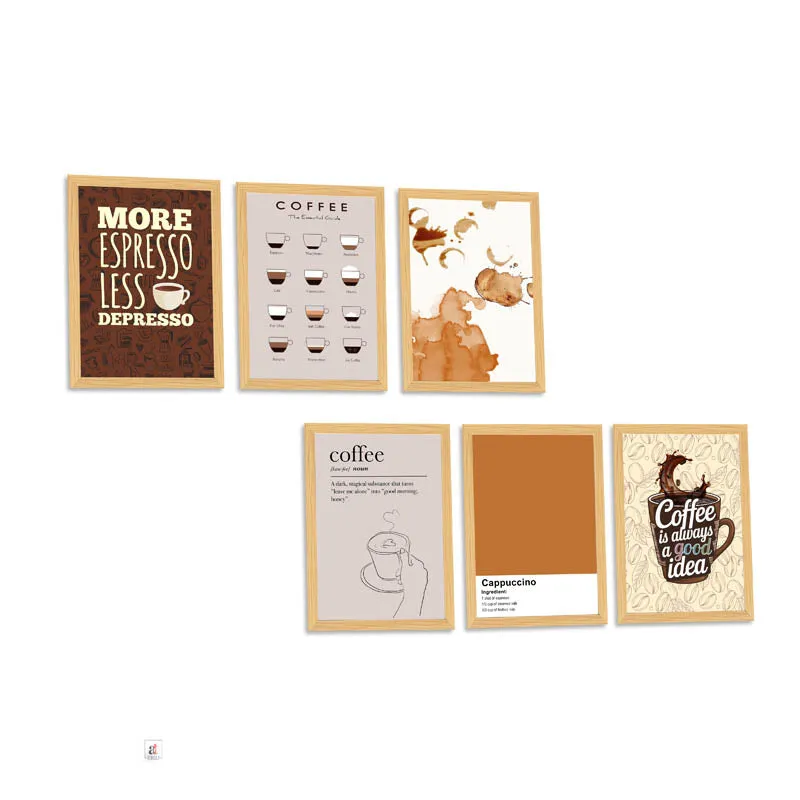 Espresso Wall Art - Set Of Six media 4