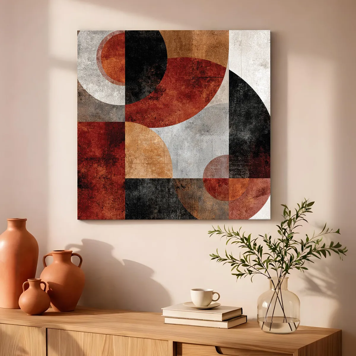 GeoAbstra Canvas Wall Art media 8
