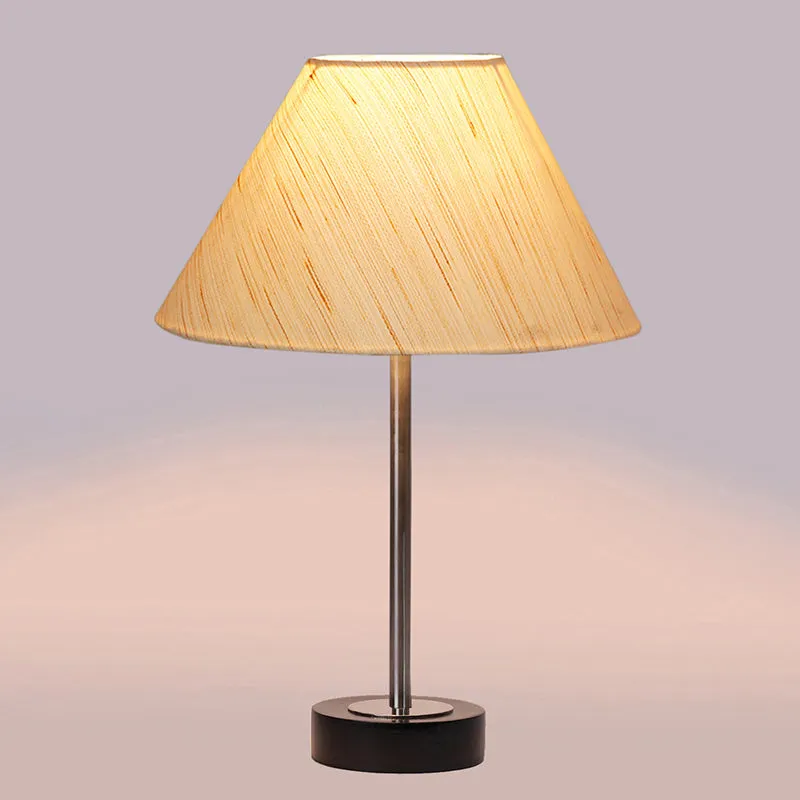 Cotin II Rodin Wooden Table Lamp - OffWhite,Silver,Black media 5